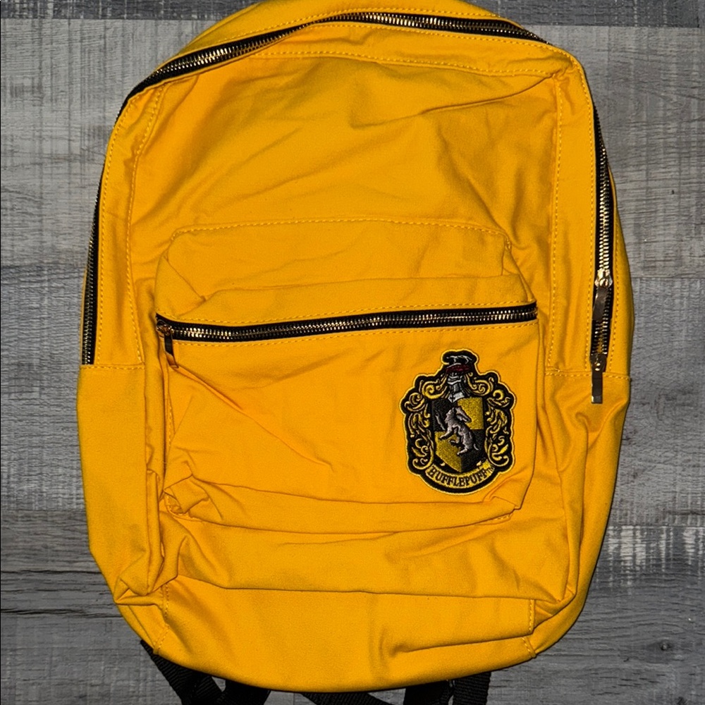 Universal Studios Yellow Hufflepuff Backpack